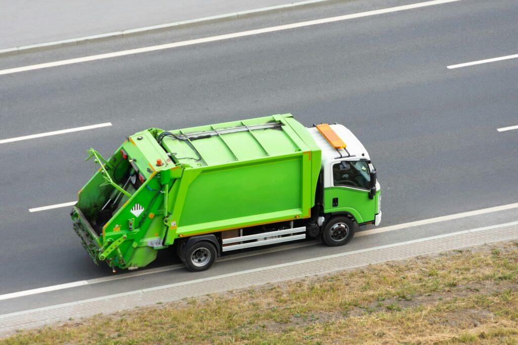 waste management truck