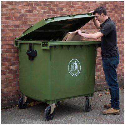 Commercial waste management bins